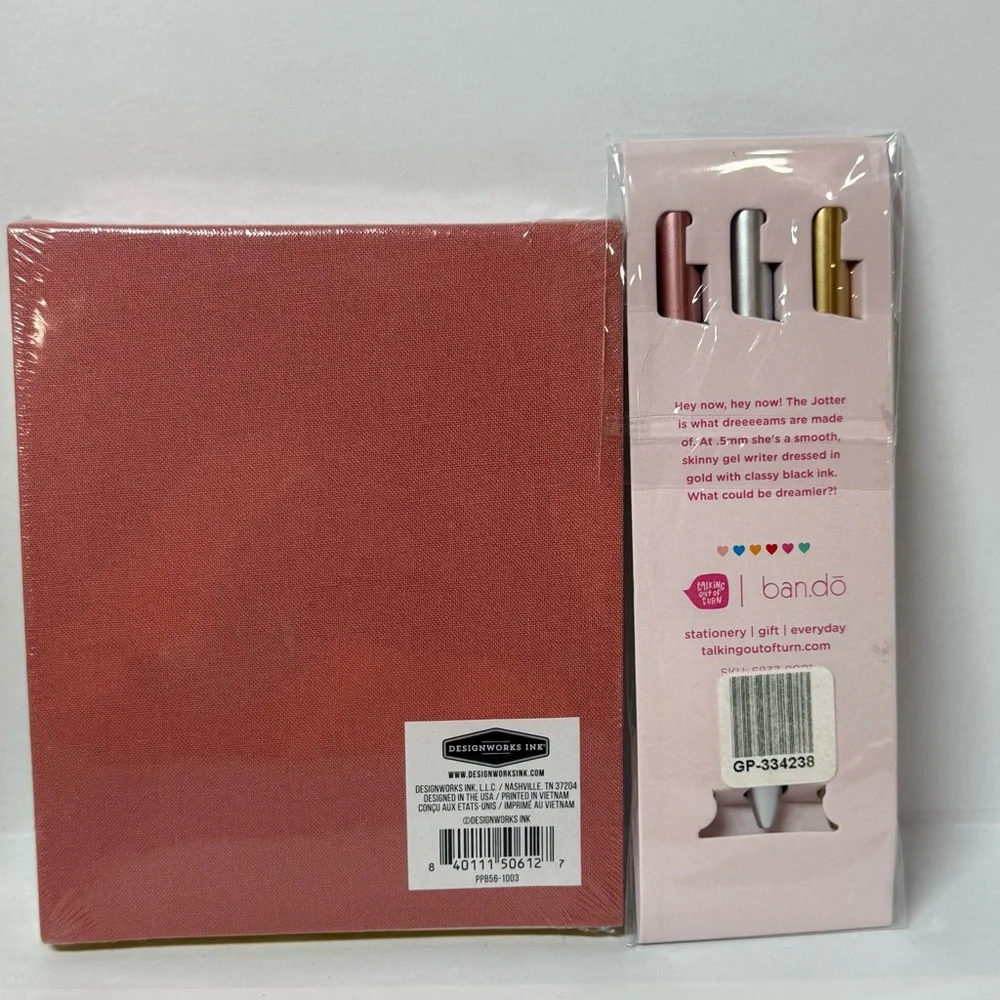 ban.do Jotter Pen Set + “Cop Outs” Notepad Bundle – New